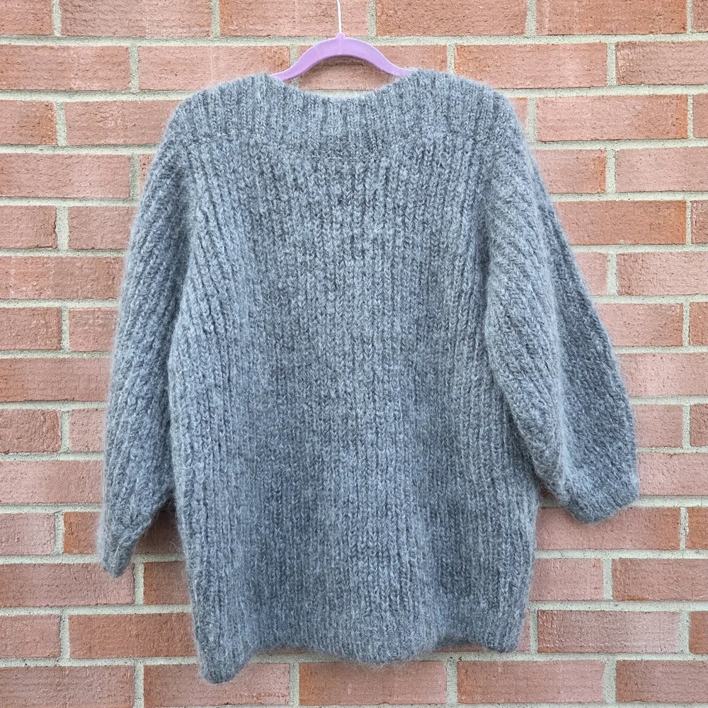 & Other Stories Gray Crew Neck Sweater - Picture 5 of 8